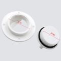NAMUNY 2X New Water Valve Deck Drain Scupper Drain Valve Outlet for Marine Boat Raft Yacht. 