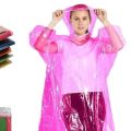 Unisex Poncho Raincoats Reusable Lightweight Waterproof Raincoat With Hoods (Color May Vary) - Multicolor | Free Size | Fashion. 