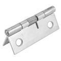 NAMUNY 6X 2 Inch Long Stainless Steel Self-Closing Corner Spring Draw Door Hinge. 