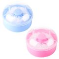 Baby Flush Box Baby Powder Case Puff Sponge Container Case Box. 
