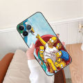 2025SMGSLIB Case For Apple iPhone 11 13 14 12 Pro 7 Plus XR X XS Max 6 6S 13Pro Max Black Silicone Phone Funda Funny Homer Simpson. 