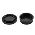 F Mounted Rear Lens Cover + Camera Front Body Cap for Nikon. 