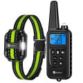 Dog Training Collar with LED, Remote Control Within 2600ft 5 Modes for Training Behavior Command. 