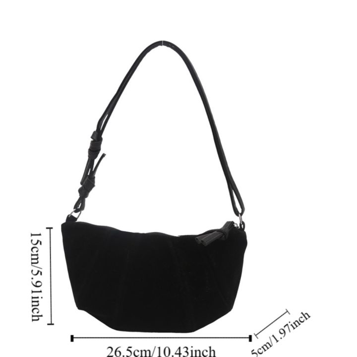 Fashion%20Crossbody%20Bag%20Croissant%20Shoulder%20Bag%20Brown%20Solid%20Color%20Matte%20PU%20Dumplings%20Bag%20Small%20Pack%20Students%20-%20Image%208