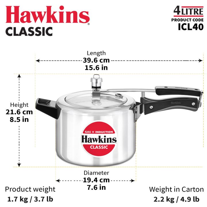 Hawkins%20Classic%20Pressure%20Cooker%204%20Litre%20Induction%20Base%20(Code:%20ICL40)%20-%20Image%204