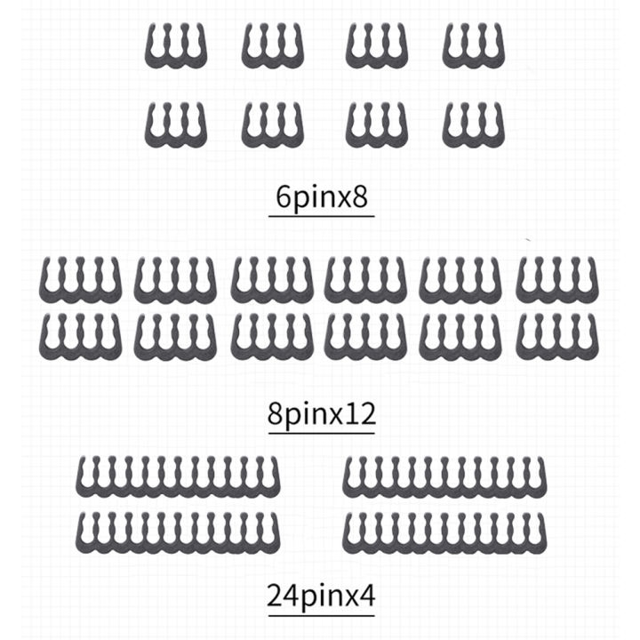 24Pcs/Set%20Cable%20Comb%20Clamp%20Cables%20Clip%20Organizer%20ATX%2024Pin%20CPU%208Pin%206Pin%20Computer%20Wire%20Management%20Clip%20Sleeved%20Cable%20Manager%20-%20Image%207