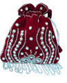 Women Bags Top Handle Party Velvet Potli Bags. 