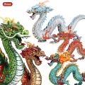 Collection Toy For Kids Dragon Animals Model Dinosaurs Figurines Simulation Dragon Dragon Statue Chinese Dragon Mythological Dragon Dinosaurs Action Figures Oenux Original Classic Savage. 