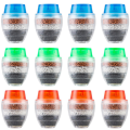 12PCS Faucet Filter 5 Layers for Home Water Purifier Filter Activated Carbon Filtration Tap Water Mini Faucet Filter. 