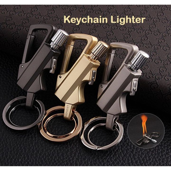 Multifunction Keychain With Flint Metal Match Starter And Bottle Opener, Suitable As Gift Ideas And Emergency Rescue Equipment