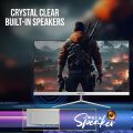 Intex 24 Inch Flat Gaming Monitor | Full HD 1080p | 75Hz Refresh Rate | IPS Panel | Frameless Design| Built-in Speaker | HDMI & VGA | Gaming & Office Use. 