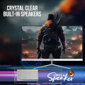 Intex 24 Inch Flat Gaming Monitor | Full HD 1080p | 75Hz Refresh Rate | IPS Panel | Frameless Design| Built-in Speaker | HDMI & VGA | Gaming & Office Use. 