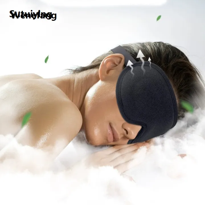 Wenefang%20Sutuiying%201pc%203D%20Contoured%20Cup%20Sleeping%20Mask,%20Breathable%20Black%20Blindfold,%20Bargain%20price%20Profesional%20Block%20Out%20Light,%20Sleep%20Goggles,%20Daily%20Necessities%20-%20Image%206