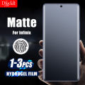 1-3Pcs Full Curved Matte Hydrogel Film For Infinix Note 40 Pro Plus 30 VIP Smart 8 7 6 HD Hot 40i 30i 30 40 Pro Screen Protector. 