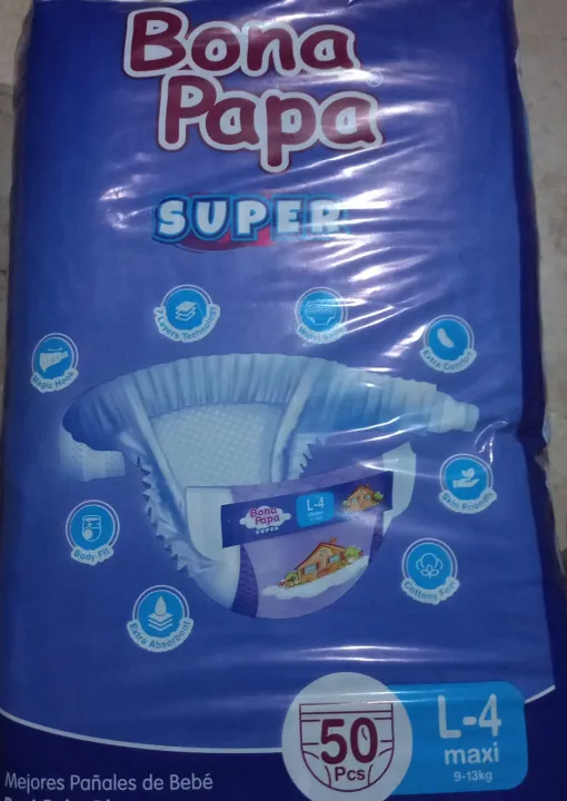 Baby%20diapers%20large%20l-4-%20best%20baby%20pamper%20by%20pamper%20patns%20size%204%20(50)pcs.bona%20Papa%20super%20diapers.%20-%20Image%203