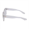 Transparent Frame 5502 White Sunglasses For Men. 