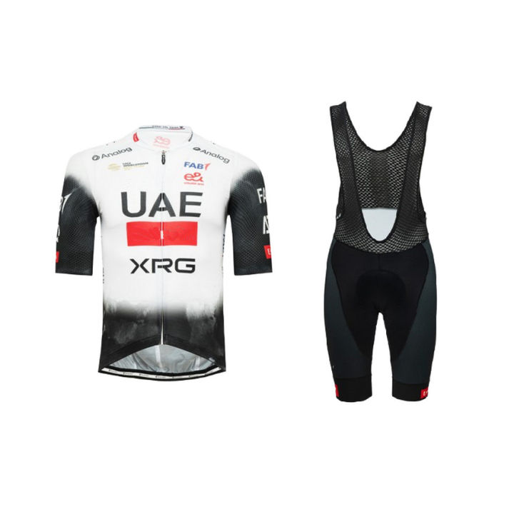 2025 UAE XRG Team SHORT SLEEVE CYCLING JERSEY SUMMER CYCLING WEAR