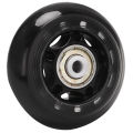 8 Pack Inline Skate Wheels, Indoor/Outdoor Roller Skate Wheels, Replacement Wheels with Bearing 64mm. 