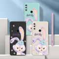 Chunjieda Rope sleeve soft shell TPU silicone liquid square edge shell 2019Y9pHot Selling rime 2025 New huawei Y6PY7PY6Y7primeY9s cute Stellalou strap hanging. 