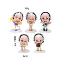 PVC Ornament Model Chassis Swimsuit Sonico Character 10CM Anime Super Work Set Q Version Doll Toy Gift Collection Box Material. 