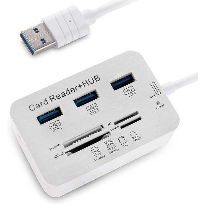 USB 3.0/3.1 Hub With Card Reader