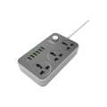 LDNIO SC3604 Hybrid 3.4A 6 USB & 3 Electrical Power Socket Fast Charging Smart Power Strip - Multi Plug - Multi Plug. 