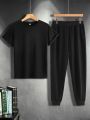 Soft Cotton T-shirt And Jogger Set For Men - Fashion | T-Shirts For Men | Men's Wear | Men's T-Shirts |. 