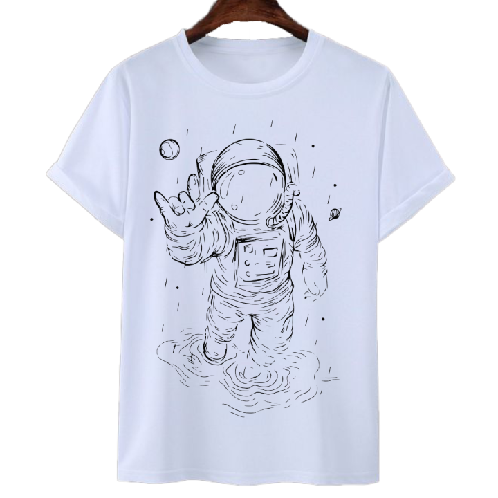 Cool%20Unique%20Astronaut%20Cotton%20Unisex%20Summer%20T-shirt%20-%20Image%202