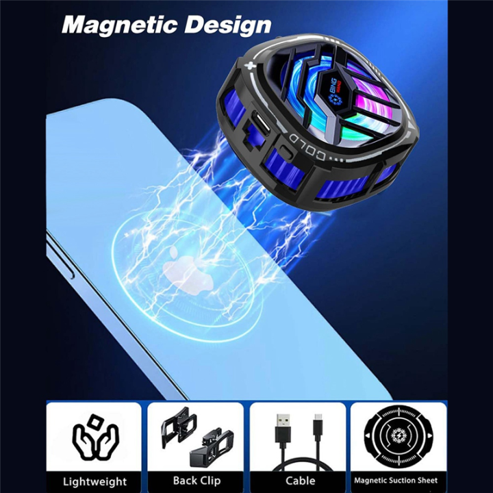 JAERBEE%20X76Pro%20Cell%20Phone%20Cooler,%20Phone%20Cooler%20Fan%20with%20Semi%20Conductor%20Cooling%20Chip,RGB%20Phone%20Cooling%20Fan%20Mobile%20Phone%20Cooler%20-%20Image%204