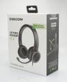 DIGICOM PC19 USB Wired Headset With Reliable Noise Cancelling Adjustable Flexible Boom Mic | USB Connector | 40mm Driver | Stereo Sound | Adjustable Headband | Ergonomic & Lightweight Design. 