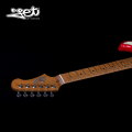 Jet Guitars JS 400 CRD HSS Roasted Maple Coral Red w/ Gigbag. 