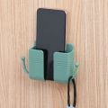 Stand Phone Holder Wall Mounted Mobile Charging Stand Plug Storage Box Multiful. 