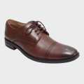 Brown  Color Leather Fashion Party Shoe For Men. 