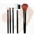 Mini Simple Portable Makeup Brush 5 Piece Set-Professional Makeup Kit and Cosmetic Brushes  (Pack of 5). 