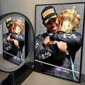 1PC Lewis Hamilton Poster Paper Print Home Living Room Bedroom Entrance Bar Restaurant Cafe Art Painting Decoration. 
