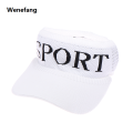 Wenefang Summer Sun Hats Men Women Adjustable UV Protection Top Empty Sales promotion Hats Solid Sport Tennis Golf Running Sunscreen Baseball Cap. 
