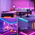 SMD 5M Strip Multicolored Led Strip Lights USB Powered With Remote. 