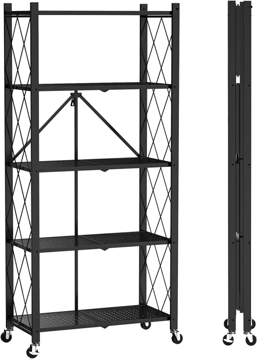 Heavy%20Duty%20Metal%20Wire%205%20Layer%20Multifunctional%20Foldable%20Floor%20Standing%20Storage%20Rack%20-%20Image%203