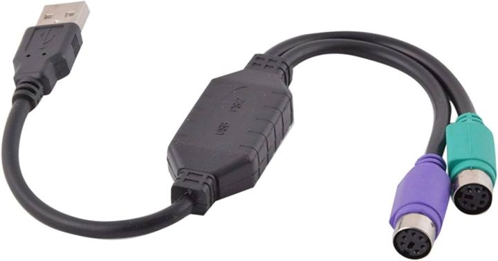 USB To PS2 Converter Adapter / USB Male to PS2 Female - OTE