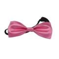 Pink Solid Neck Bow Tie For Men. 