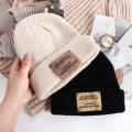 Simple Warm Hip Hop Autumn Letter All-match Winter Skullies Men Beanies Caps Woolen Hat Knitted Hat. 