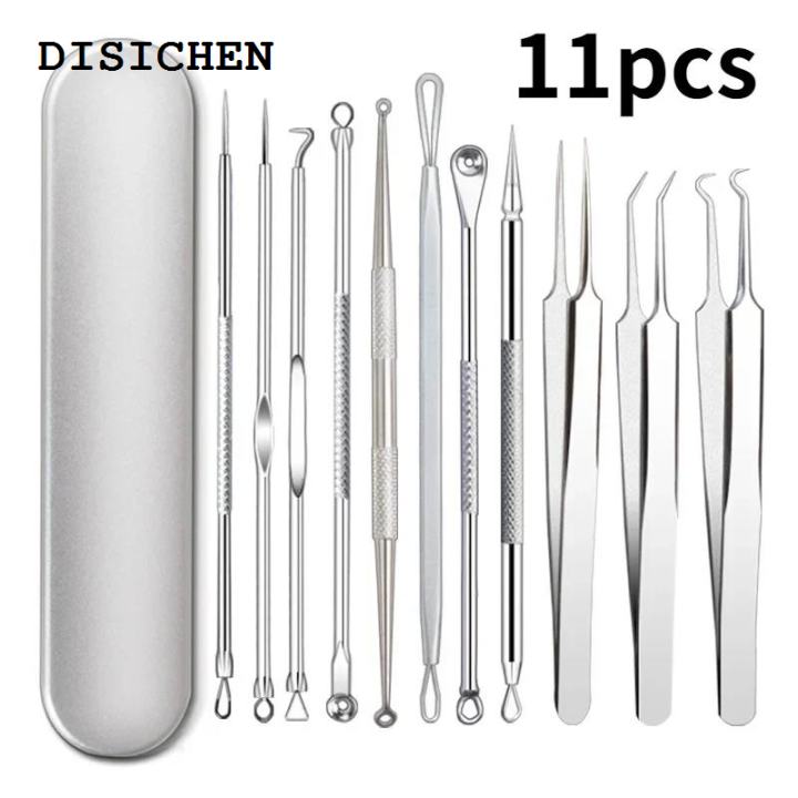 DISICHEN%20Fashion%201%20Set%20Blackhead%20Comedone%20Acne%20Pimple%20Belmish%20Extractor%20Vacuum%20Blackhead%20Remover%20Tool%20Spoon%20for%20Face%20Skin%20Care%20Tool%20-%20Image%207