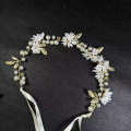 Er Xun Bride Hair Small Daisy Korean Style Inlaid Dia Hairband Handmade Flower Headband Wedding Dress Accessories. 