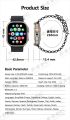HK Ultra one Smart Watch 4G Sim Card Support with Side Camera, 2.2'Amoled Hd Display, 100 + Sports Mode, WiFi GPS, Video Calling, Smartwatch for Men and Women. 