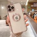 Rose Gold Electroplating Soft TPU Case For iPhone 11 Pro Max 11 Xs Max Xs 8 Plus 7 Plus Full Camera Lens Protection Raised Reinforced Corners. 