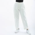 Binay Embroidery White Plain Cotton Trouser For Men - White | Fashion | Trousers For Men | Men's Wear |. 
