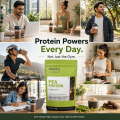 OSOAA Pea Protein Hydrolysate Coffee | 26g Protein, 4.78g BCAA, 4.86g Fiber per Serve | No Chalky Aftertaste, Easy to Digest, No Added Sugar | 1kg (27 Servings). 