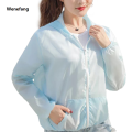 Wenefang Summer Sunscreen Jacket for Women Ultra-Thin Camping UV Protection Original Clothes Lightweight Outdoor Quick Dry Sports Coat Windbreake. 