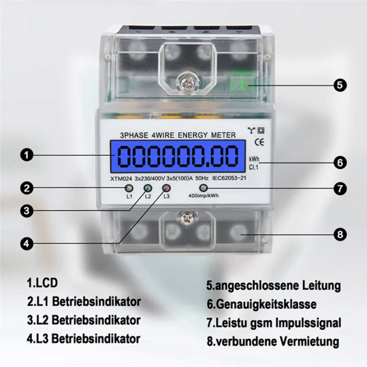 1%20Piece%20DTM024%203%20Phase%20Power%20Meter%20Digital%20LCD%20Display%20Energy%20Meter%20Electric%20Kilowatt%20Hour%20Meter%20220/380V%205-100A%20-%20Image%203