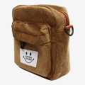 Brown Color Corduroy 3 Box Side Bag For Women. 